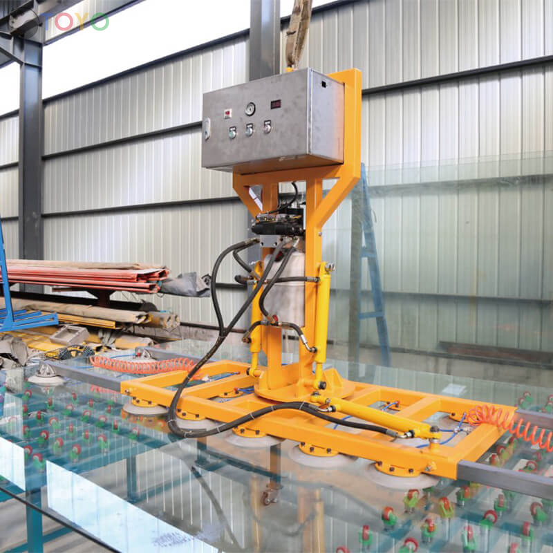 H Type Electrical Glass lifter ( Electrical Turning Over and Manual Rotation)