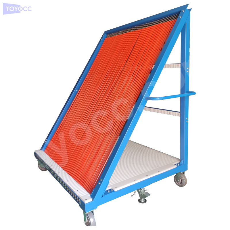 Harp Glass Rack With Sliding Plates Buy Product On Qingdao Toyo Industry Co Ltd