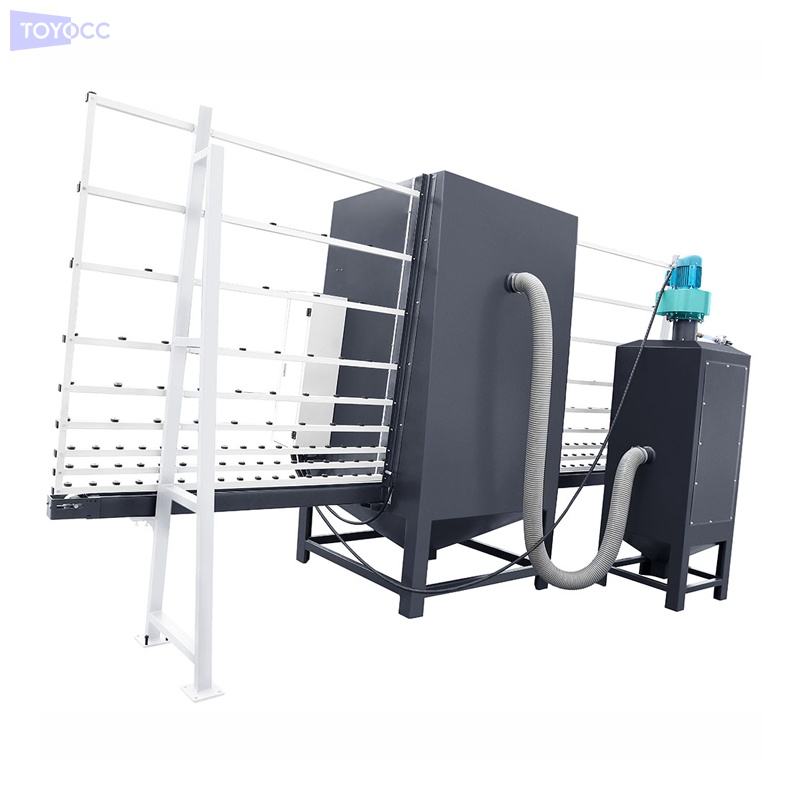 Automatic Sandblasting Machine For Glass Processing Plant