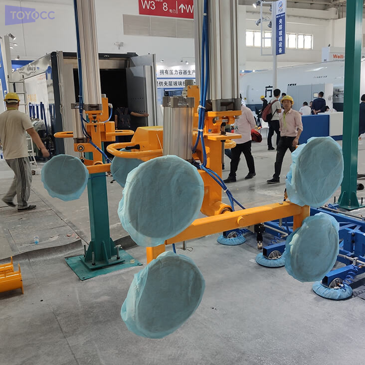 Pneumatic Vacuum Glass Lifter Sucker – Rotation