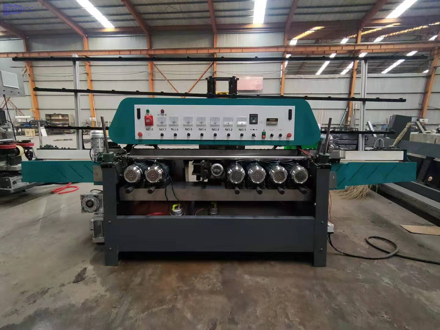 Glass Beveling Edge Grinding Machine in Vertical Type