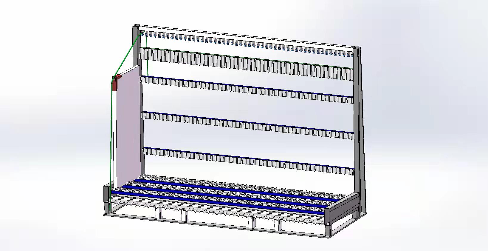 Insulated Glass Storage Rack for US Client - Qingdao Toyo Industry Co., Ltd